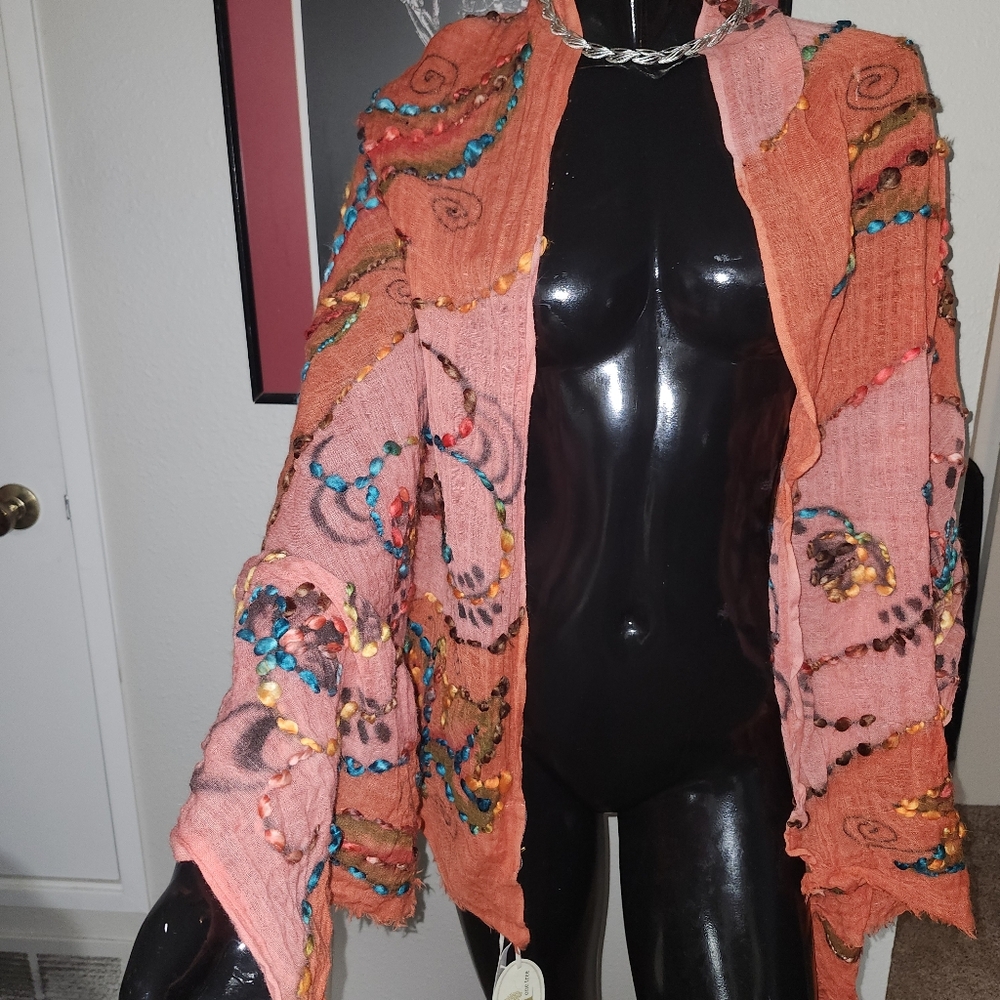 Vintage Nila Pila 100% Wool Scarf - Picture 2 of 5